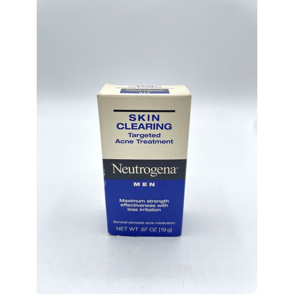 Neutrogena Men Skin Clearing Targeted Acne Treatment 0.67 oz Bs232 - Picture 1 of 14